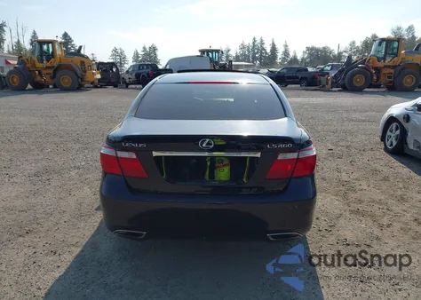 2009 Lexus Ls 460 из США, поврежденный, VIN JTHCL46F295003410